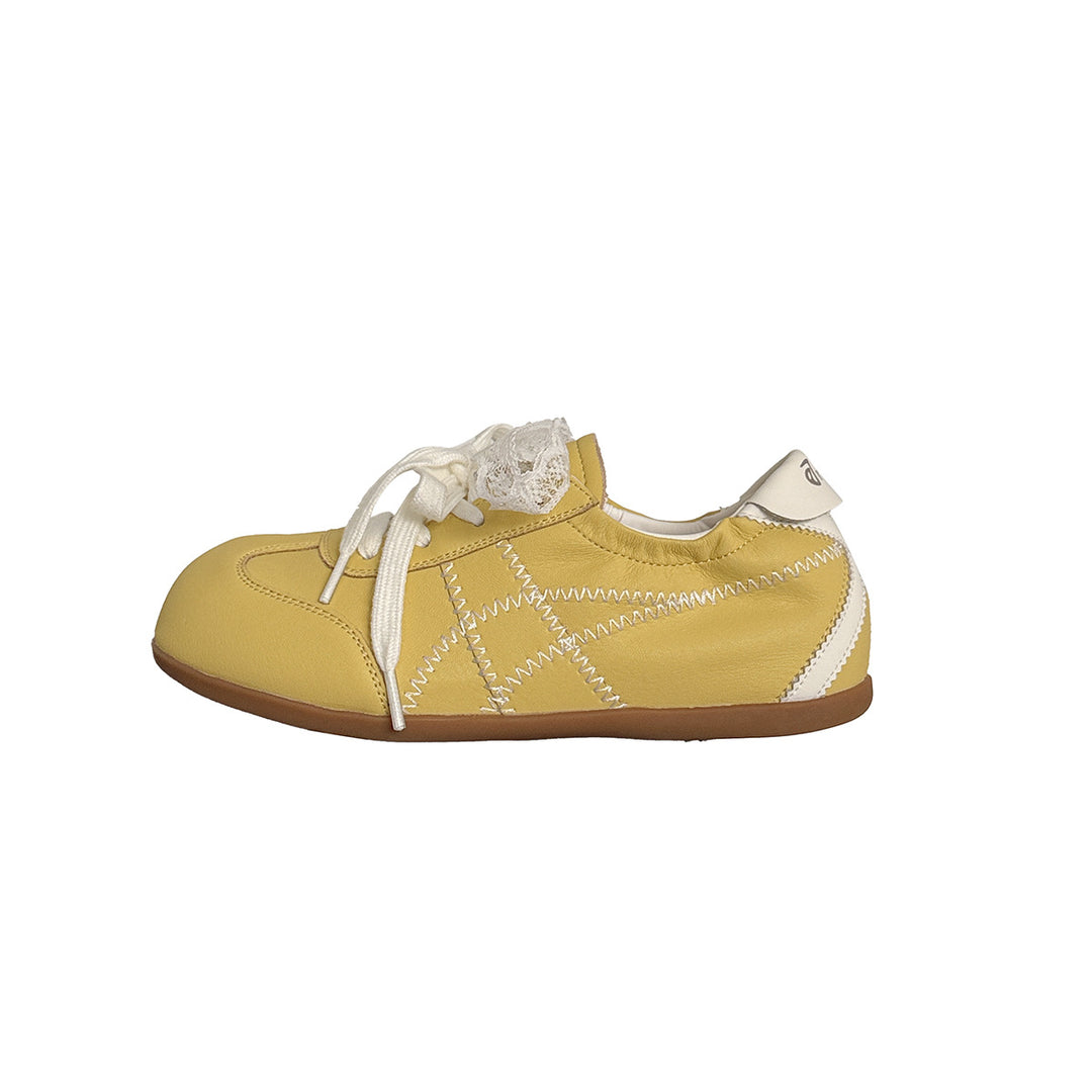 Femme Lace-Accent Fritids Sneakers Stilla