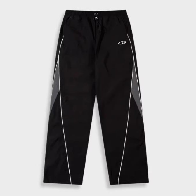 Herren nan sporty joggingbukser med elastisk liv, sidelæns kontrastpiping og lige pasform Skovae