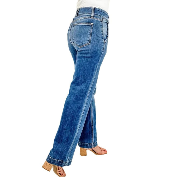 Dame Løs skåret Jeans med høj talje og elegant vask Stilla