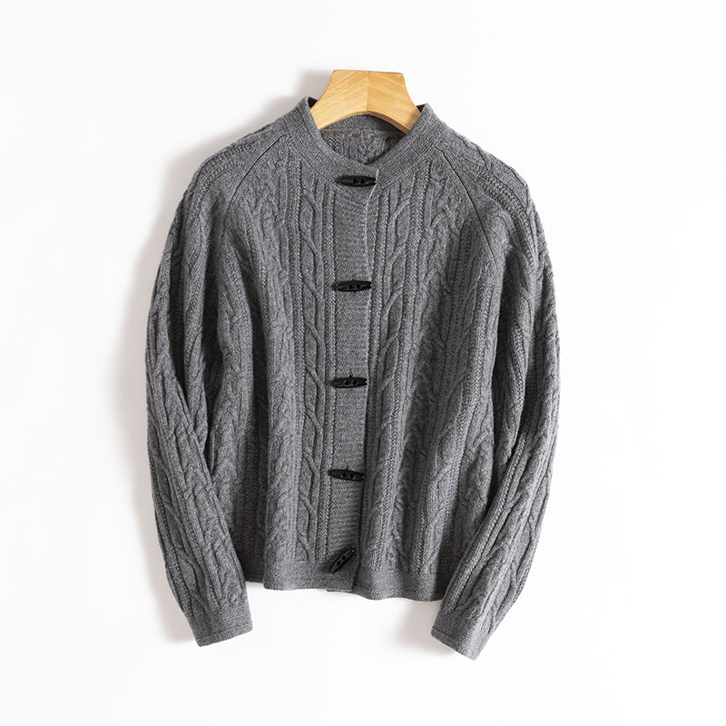 Femme Chunky Kabelstrik Cardigan Stilla