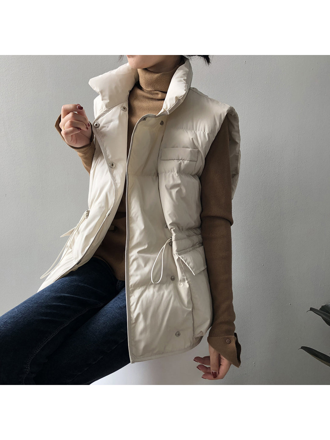Dame quiltet vest Stilla