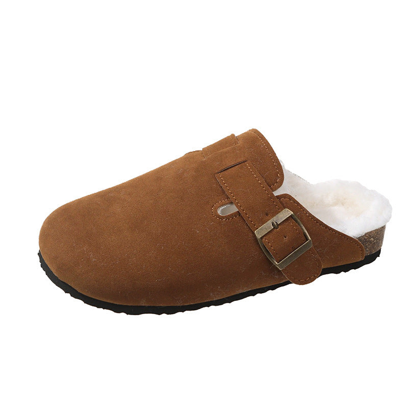 Dame clogs lavet af høj kvalitet nubuck læder med varmt for og skridsikker sål Stilla