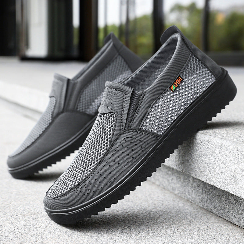 Herrer Letteste Slip-On Sneakers med åndbart Mesh-Obermateriale og dæmpende sål Stilla