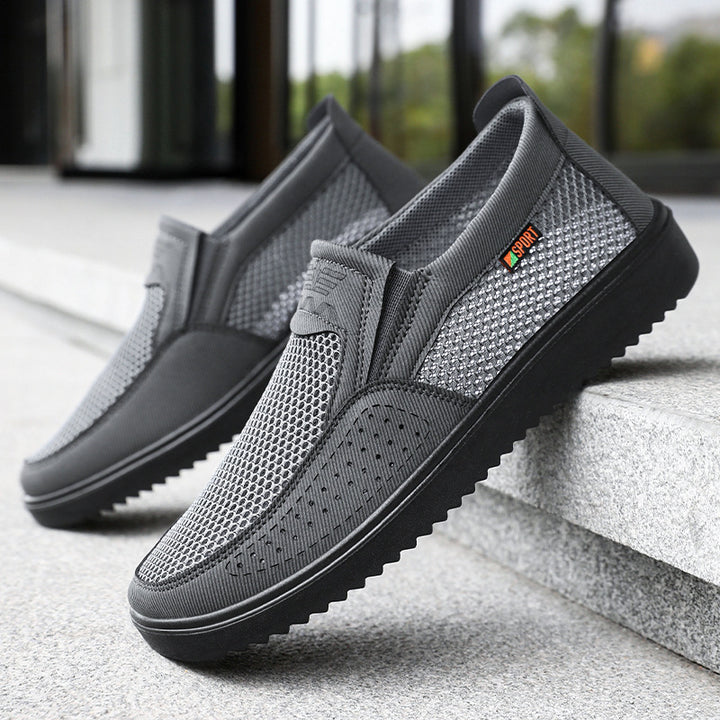 Herrer Letteste Slip-On Sneakers med åndbart Mesh-Obermateriale og dæmpende sål Stilla