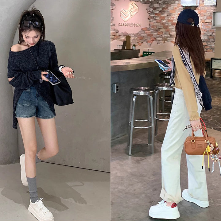 Dame Komfortable Lifestyle Sneakers med fleksible sålekoncept og moderne overmateriale Stilla