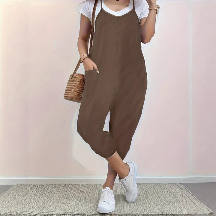 Dame jumpsuit med komfortabel pasform og praktiske lommer Stilla