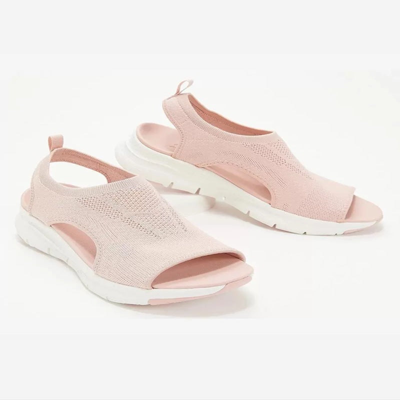 Dame Komfortable Sandaler med åndbart mesh-overdel og blød sål Stilla