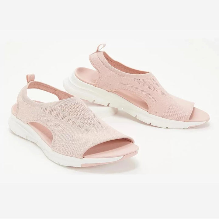Dame Komfortable Sandaler med åndbart mesh-overdel og blød sål Stilla