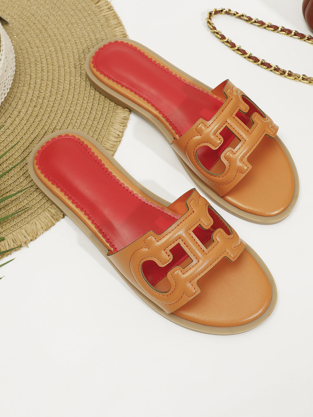 Dame mode slippers med iøjnefaldende logo Stilla