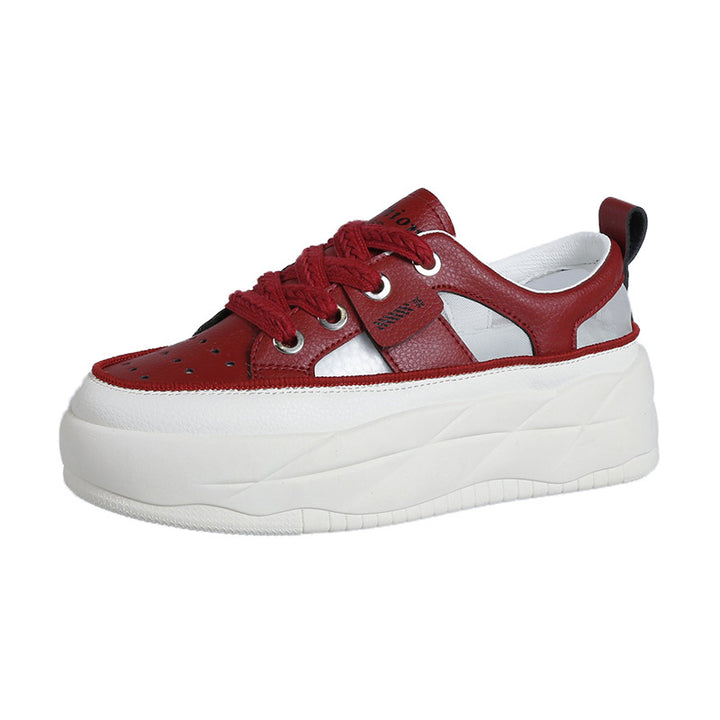 Dame Chunky Plateau-sneakers med åndbart overfladestruktur og skridsikker sål Stilla
