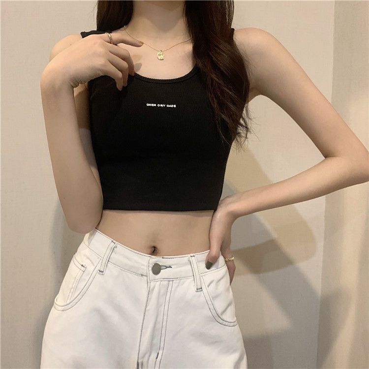Femme Cropped Ribb tanktop Stilla