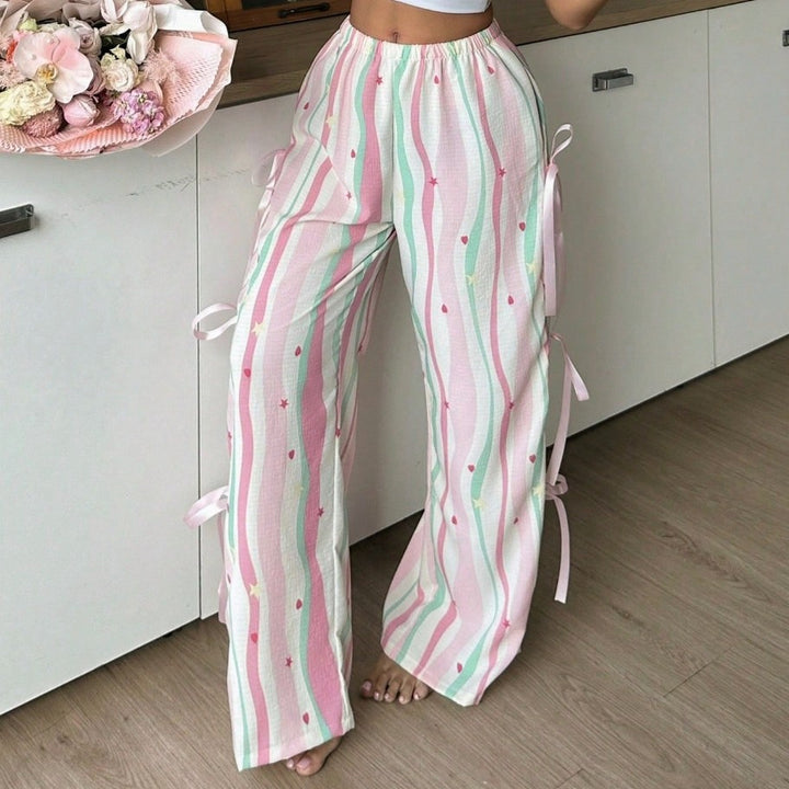 Dame Relaxed Fit Trykt Loungebukser Stilla
