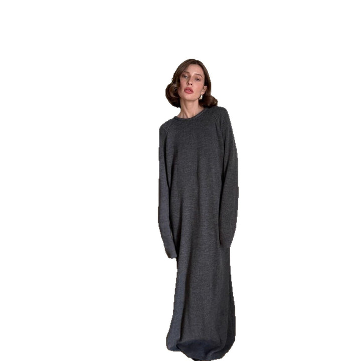 Kvinders oversized strik kjole med løstsiddende pasform og høj kvalitet materiale Stilla
