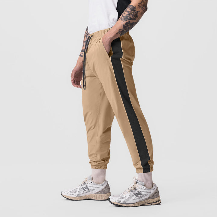 Herrer Sporty Joggingbukser med moderne kontrastindsatser Stilla