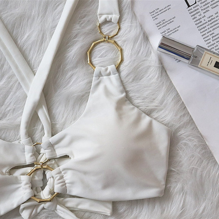 Kvinder Modern Ring-Detail Bikini Sæt Stilla