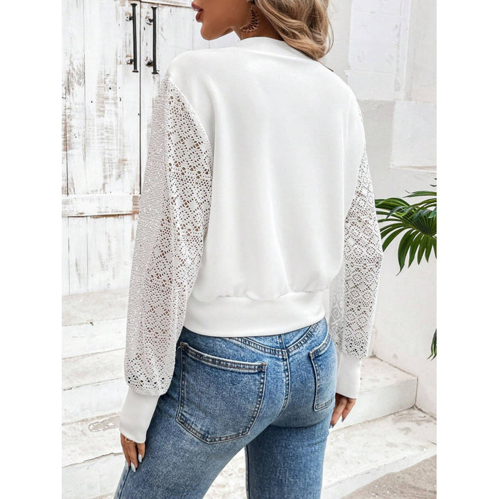 Damen Freizeitjacke mit stilvollen Spitzeinsätzen Skovae