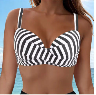 Dame Elegant Bikini top med indpakningsdesign Skovae