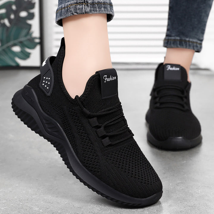 Dame Fleksible Mesh-Sneakers med åndbar struktur og skridsikker sål Stilla