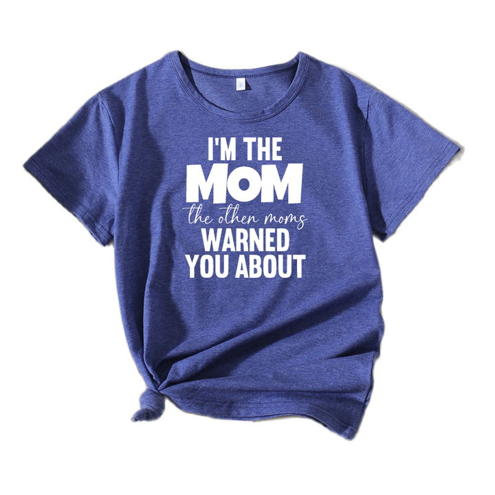 Kvinder Casual Mama Slogan T-Shirt Stilla