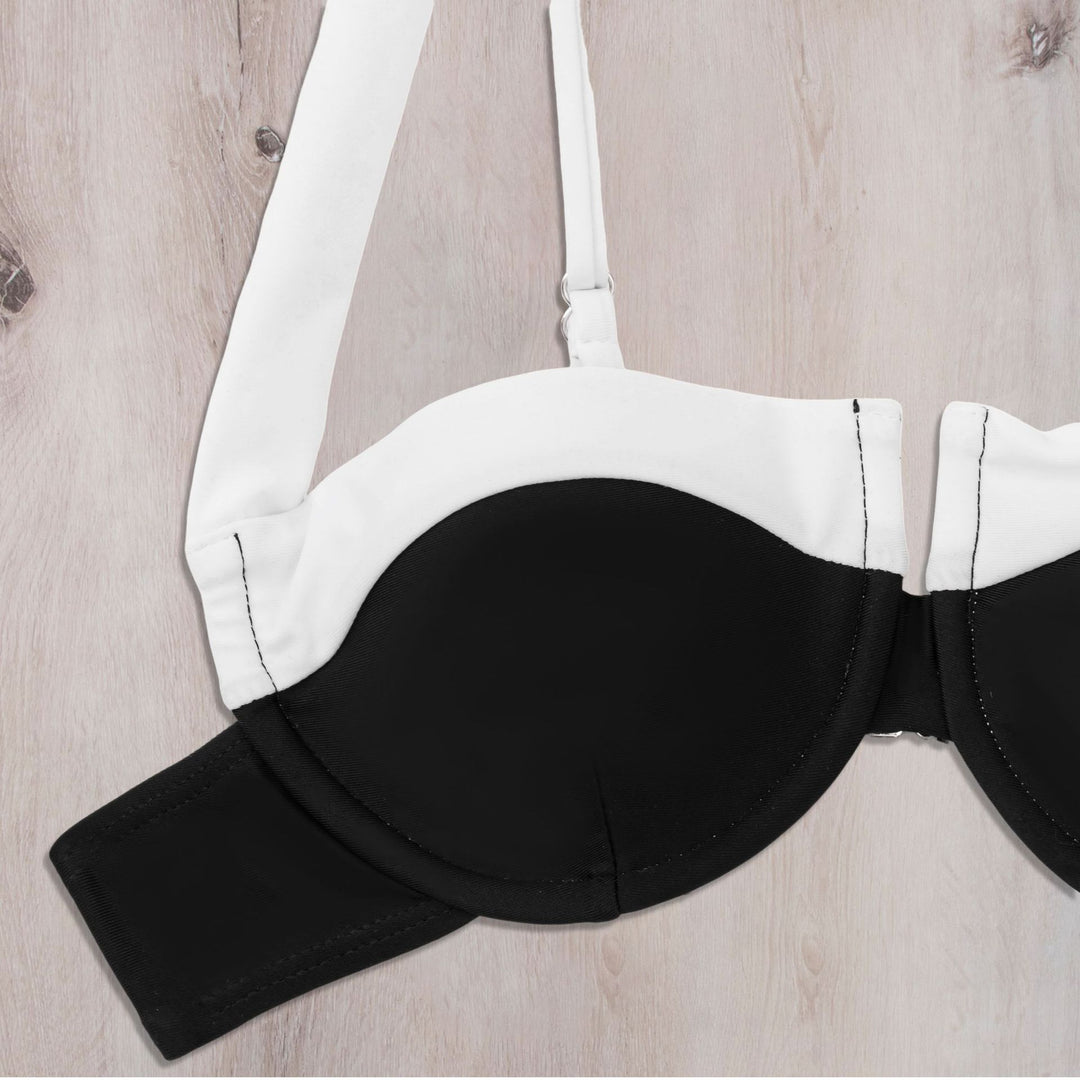 Dame bikini med raffineret balconette-top og moderne skæring Stilla