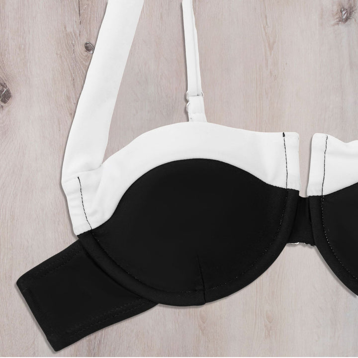 Dame bikini med raffineret balconette-top og moderne skæring Stilla