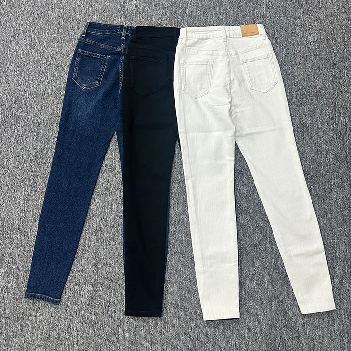 Dame anatomisk skåret Skinny Jeans Stilla