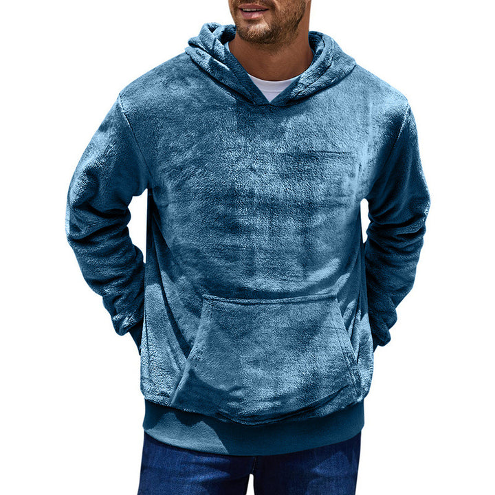 Herrer Hættebluse lavet af blødt fleece Stilla