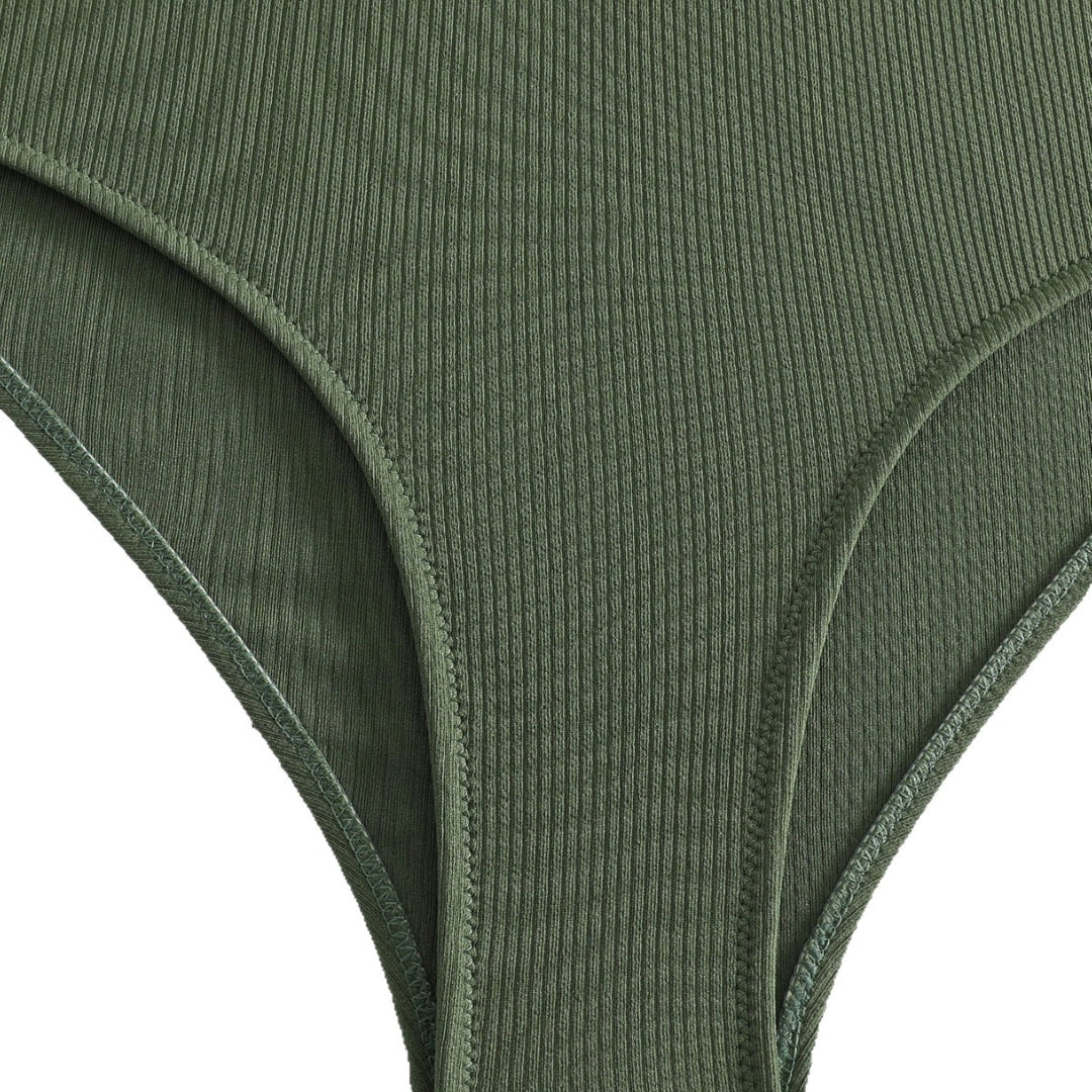 Dame Sporty Højskåret Bikini Skovae