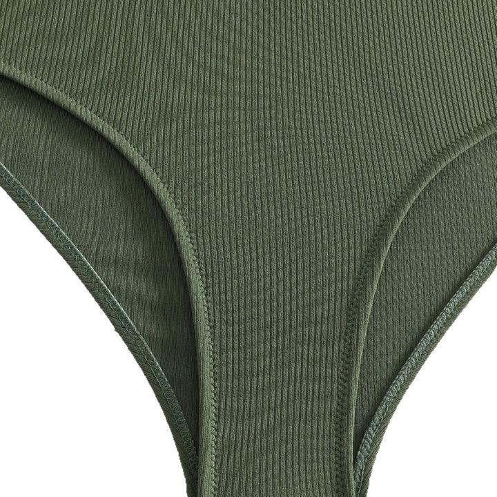 Dame Sporty Højskåret Bikini Skovae