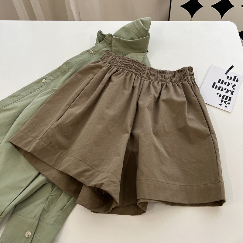 Dame Relaxed Fit Bomulds shorts Stilla