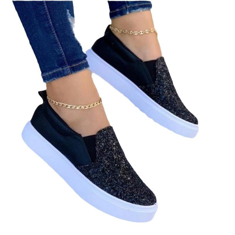 Dame Glimmer Slip-On Sko med moderne design og behagelig fodseng Stilla