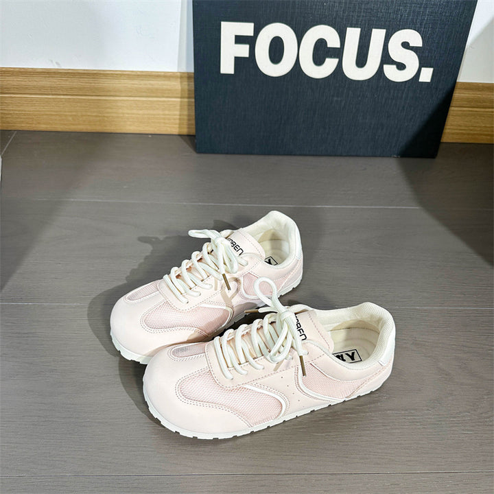 Dame Sporty Sneakers med åndbart mesh-overflade og stødabsorberende sål Stilla