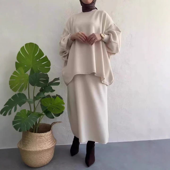 Kvinders afslappede maxi kjole med oversized snit og elegante detaljer Stilla