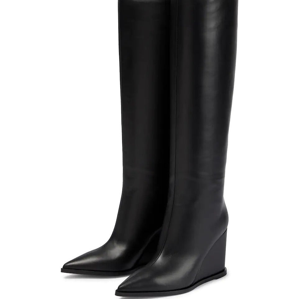 Femme Kiesål Over-the-Knee Støvler med slankt design Stilla