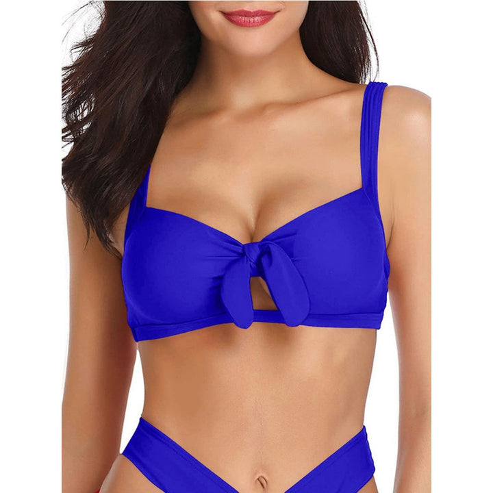 Dame bikini top med elegant knude Stilla