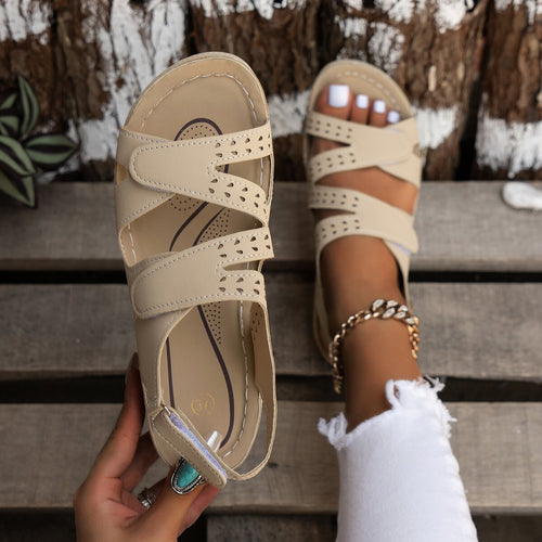 Dame Riemchen-sandaler med justerbar lukning og ergonomisk sål Stilla