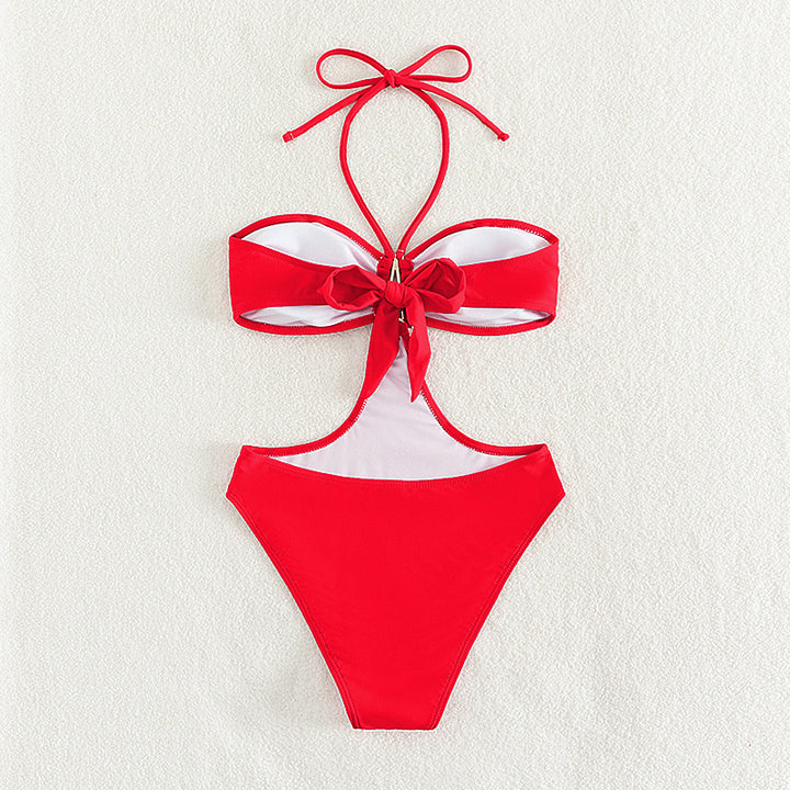 Dame Cut-Out Bandeau Badedragt Stilla