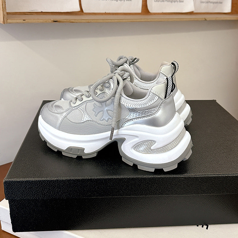 Dame Chunky Sneakers med moderigtig sål og åndbare mesh-detaljer Stilla