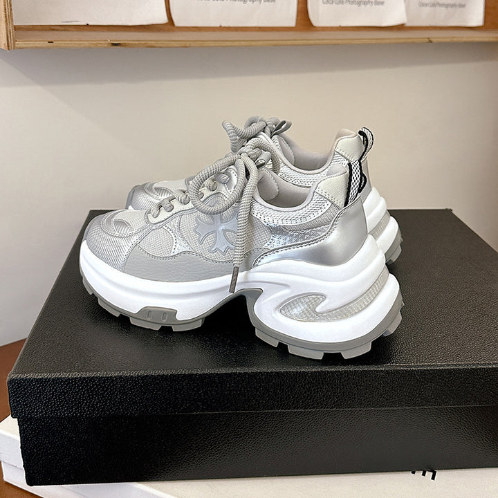 Dame Chunky Sneakers med moderigtig sål og åndbare mesh-detaljer Stilla