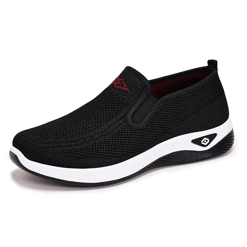 Dame Åndbare Fritidssko med elastisk Slip-On Design og komfortabel Sål Stilla