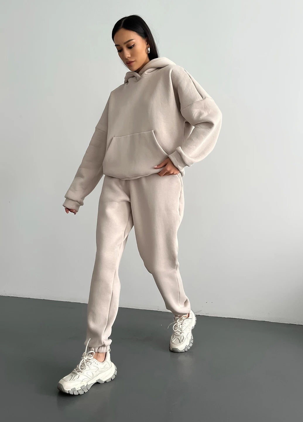 Dame Comfort-Wellness-Hoodie-Sæt Stilla