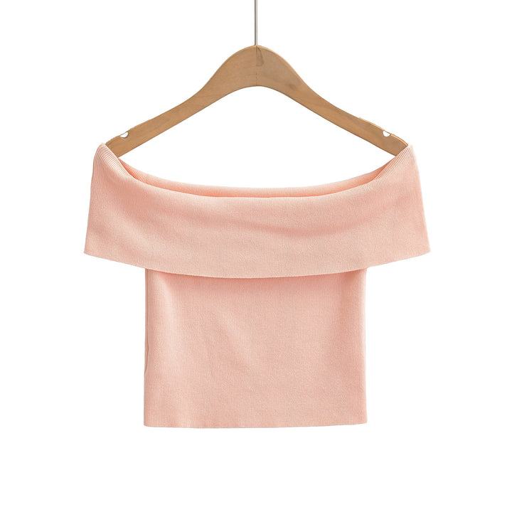 Dame Off-Shoulder Top med elegant buekrave og afslappet snit Stilla