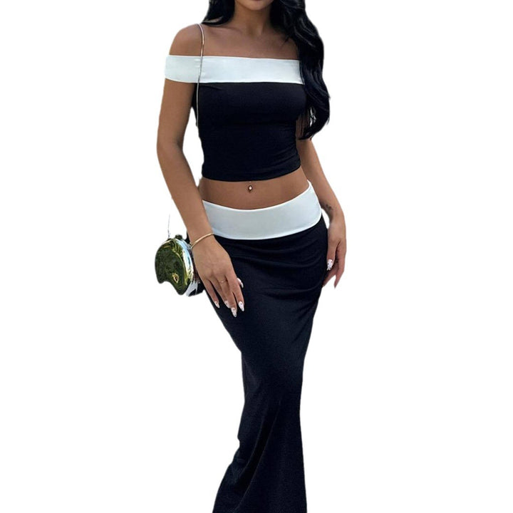 Femme To-delt Off-Shoulder Maxi Kjole Stilla