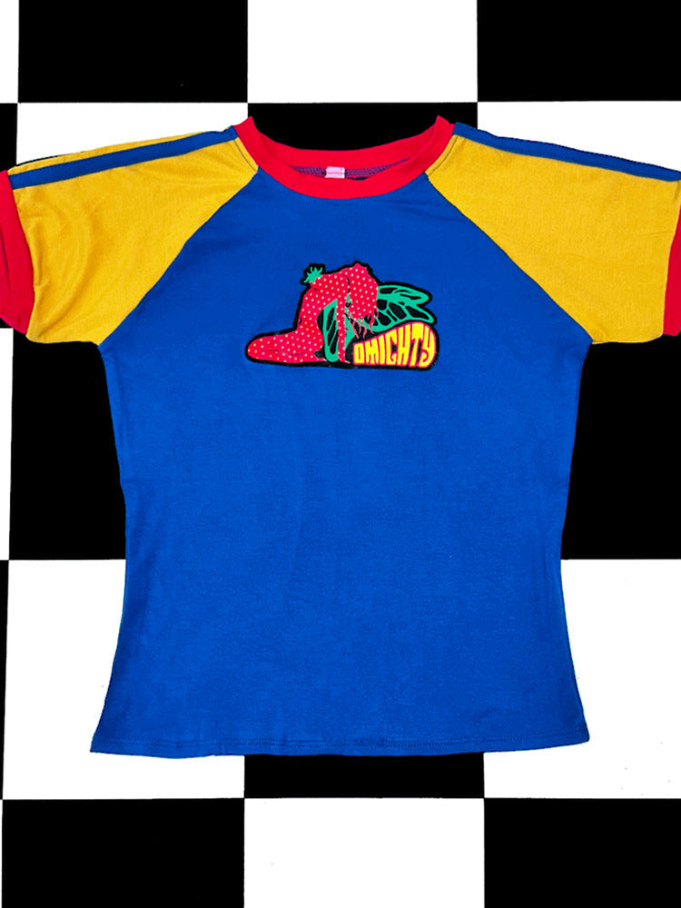 Dame T-shirt med kreativ grafisk design og komfortabel pasform Stilla