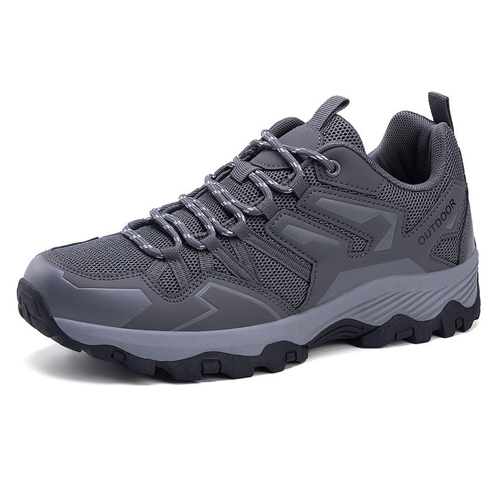 Herrer nan robust Trail- og vandresneaker med multiterræn-profilsole, åndbart mesh-overdel og forstærket tåhætte Skovae