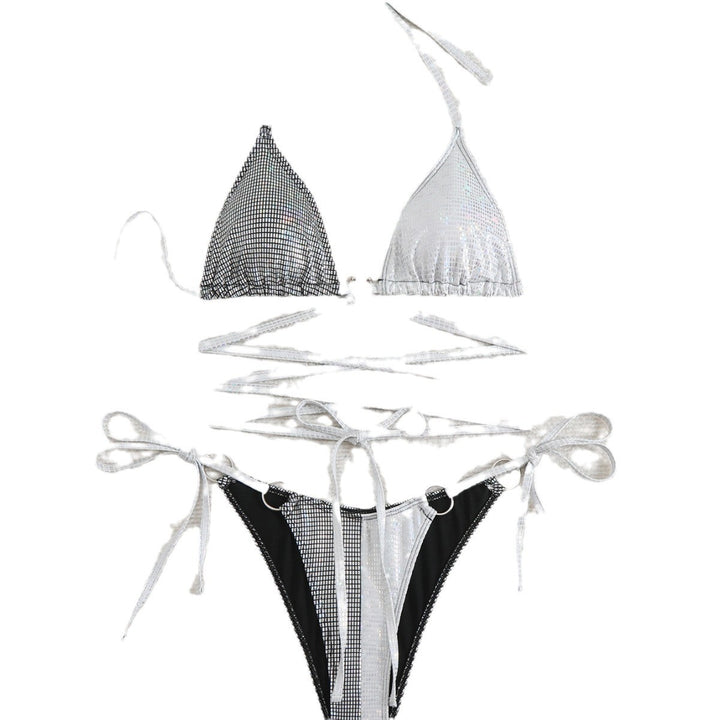 Dame To-delt Crisscross Bikini Sæt Stilla