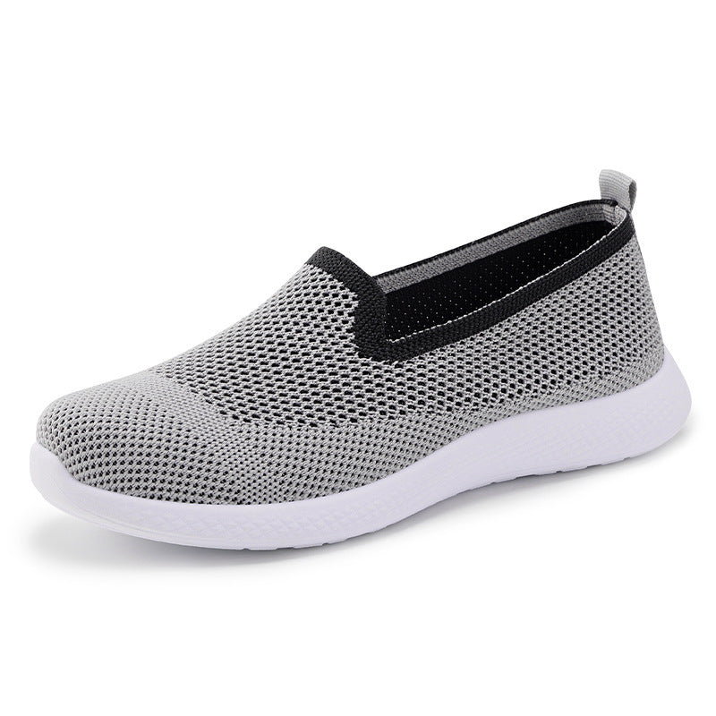 Femme Åndbare Slip-On Strik-Sneakers med Ergonomisk Pasform Stilla