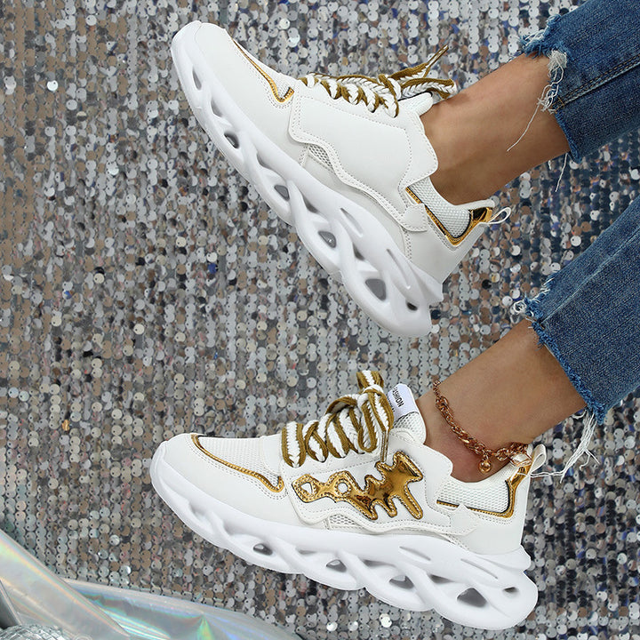 Dame Sporty Mode-Sneakers med innovativ dæmpning Stilla