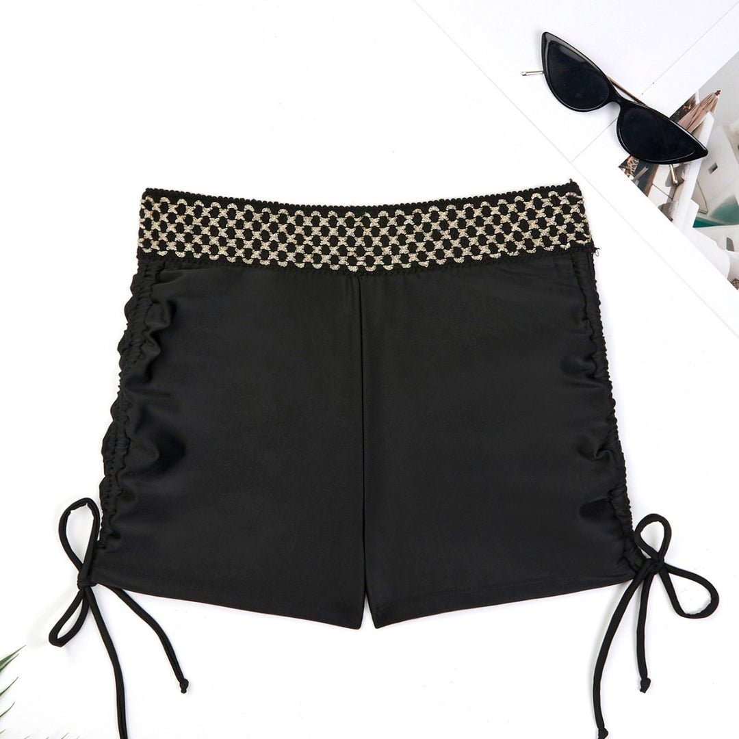 Damer justerbar rynke bade shorts Stilla