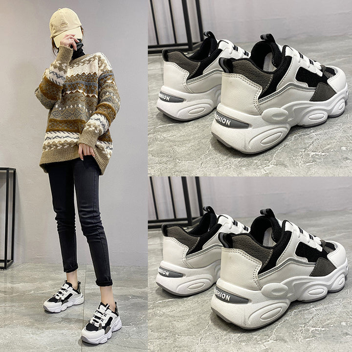 Dame Chunky Sneaker med åndbar mesh-overflade og struktureret sål Stilla